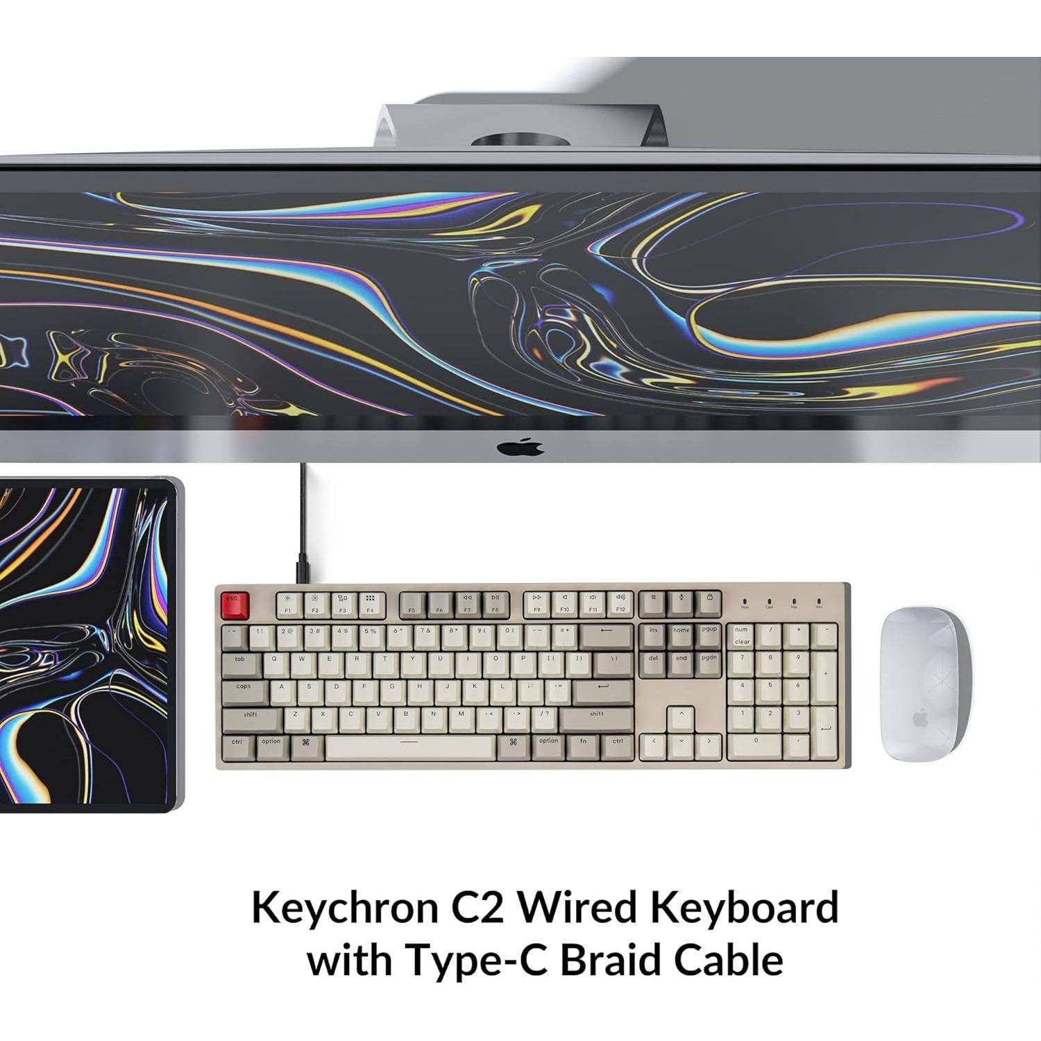 Teclado Mecánico Keychron C2 Hot-swappable 104 Teclas