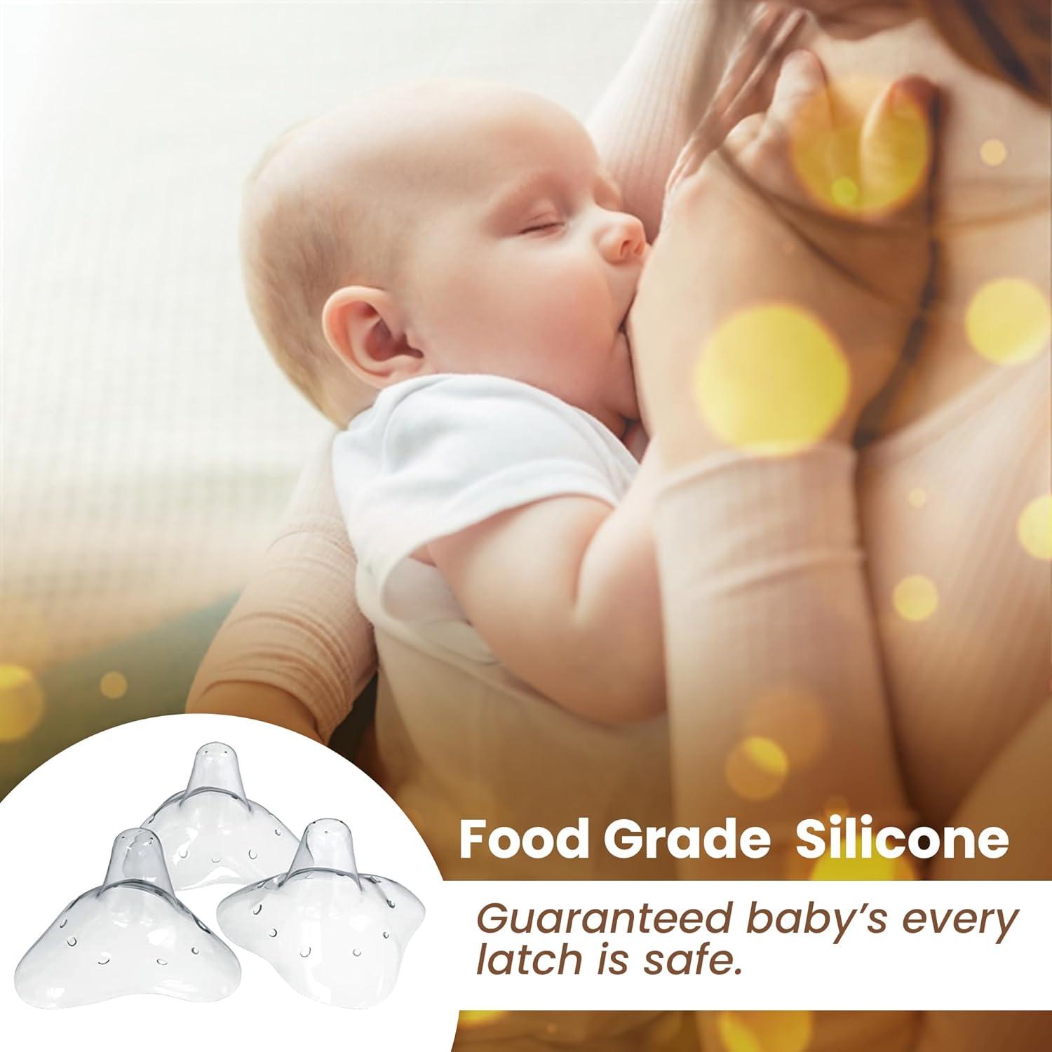 Protectores de Pezón Silicona Purifyou 16mm Set de 3