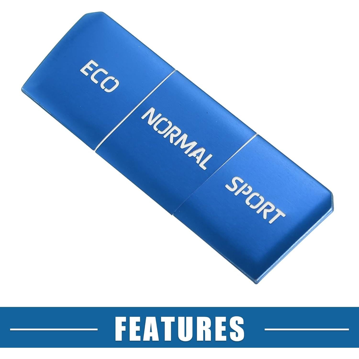 Cubierta de Botón de Freno de Mano Electrónico A ABSOPRO Azul - Toyota RAV4 2019-2022