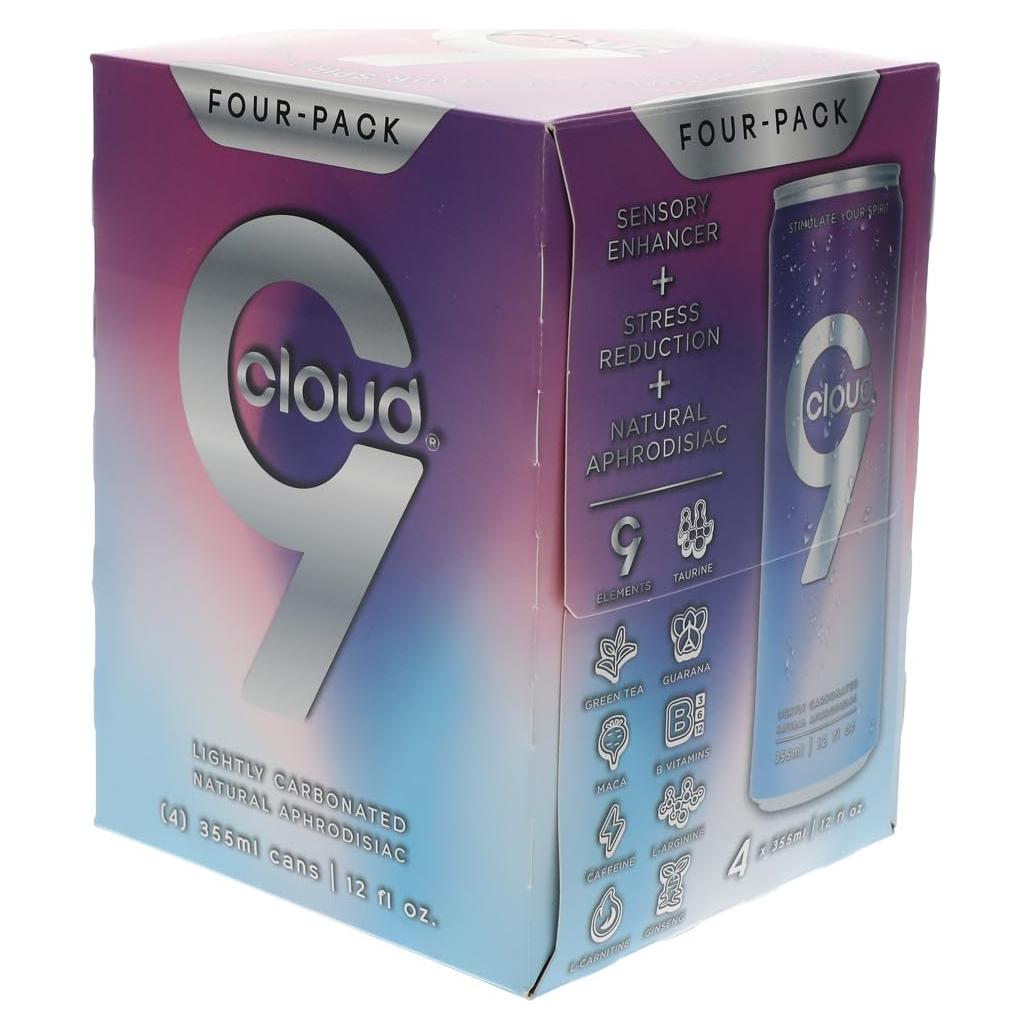 Suplemento Afrodisíaco Natural Cloud 9 - 4 Paquete 355 ml