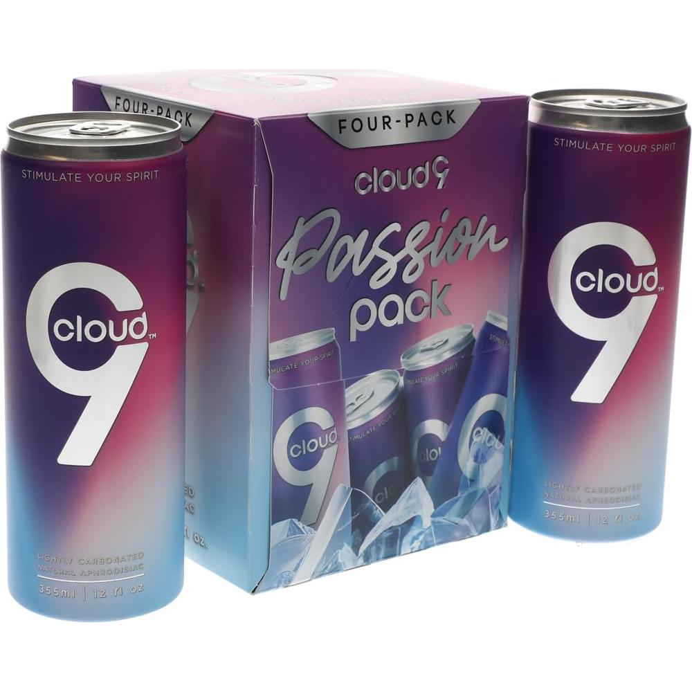 Suplemento Afrodisíaco Natural Cloud 9 - 4 Paquete 355 ml