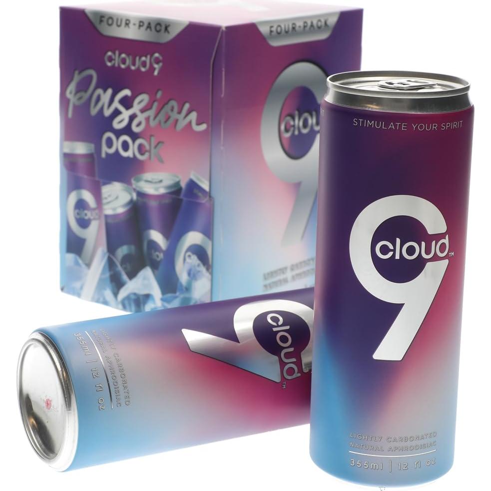 Suplemento Afrodisíaco Natural Cloud 9 - 4 Paquete 355 ml
