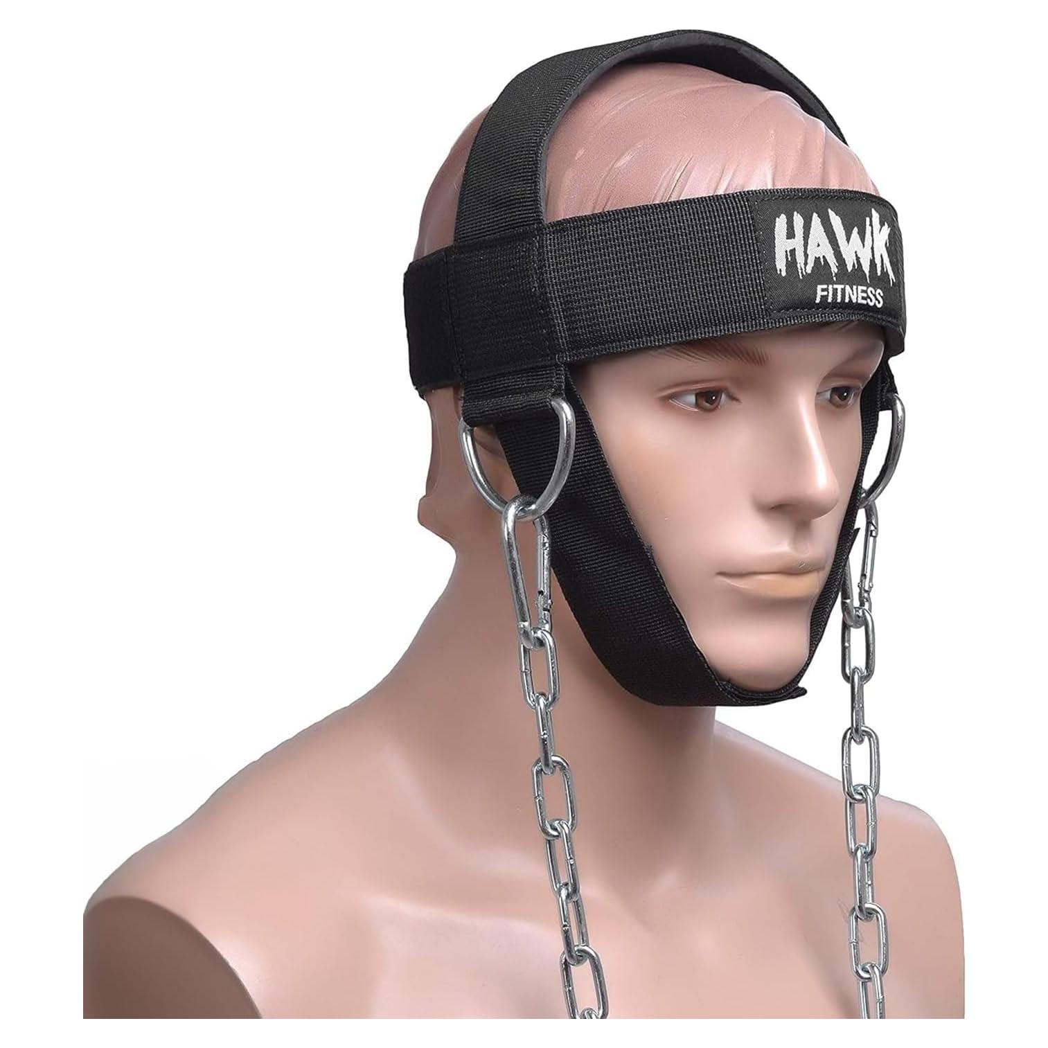 Arnés de Cuello Hawk Ajustable para Entrenamiento de Fuerza
