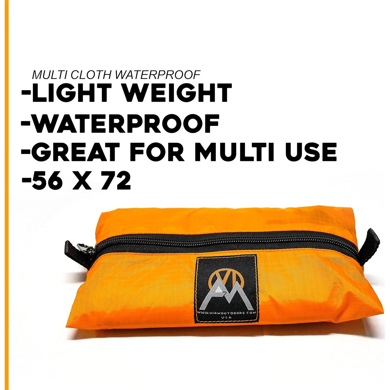 Tela Multi Impermeable VIAM Outdoors 137x183 cm 227g Naranja