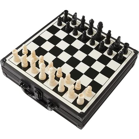 Juego de Mesa 4 en 1 KakapopoTCG: Ajedrez, Ludo, Backgammon, Serpientes y Escaleras