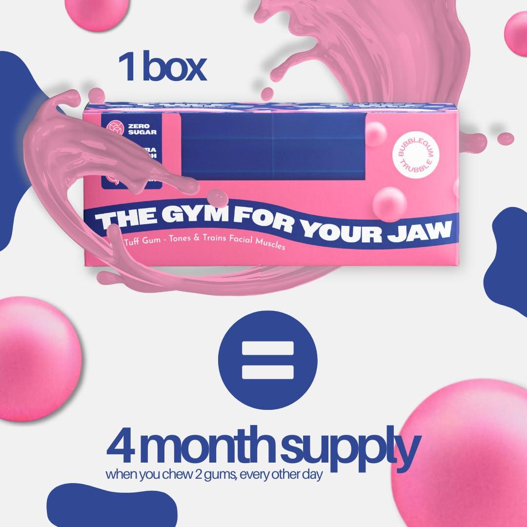 Chicle ROCKJAW Tuff Stripz Sin Azúcar | 10 Paquetes