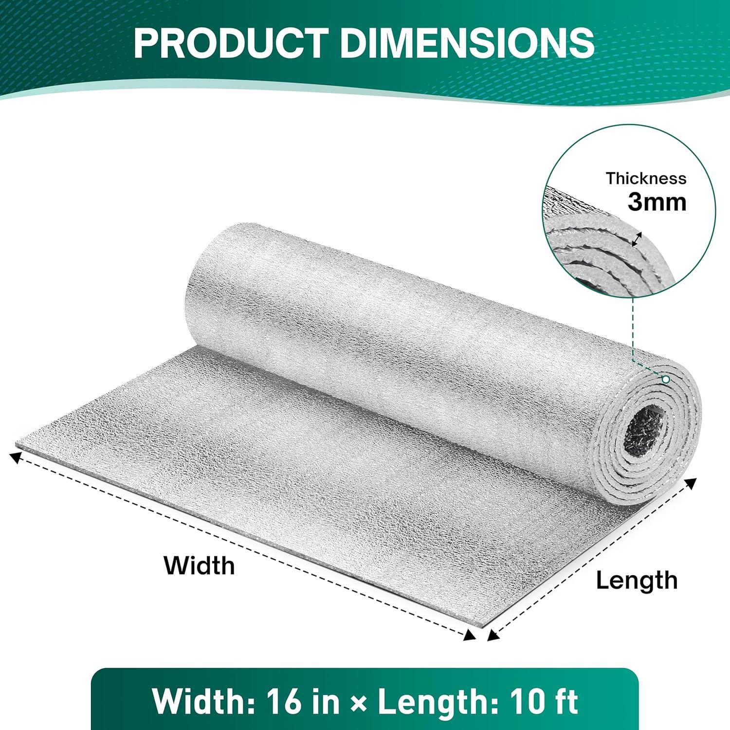 Aislamiento Reflectante HADOR 40.64 cm x 3.05 m para Ventanas