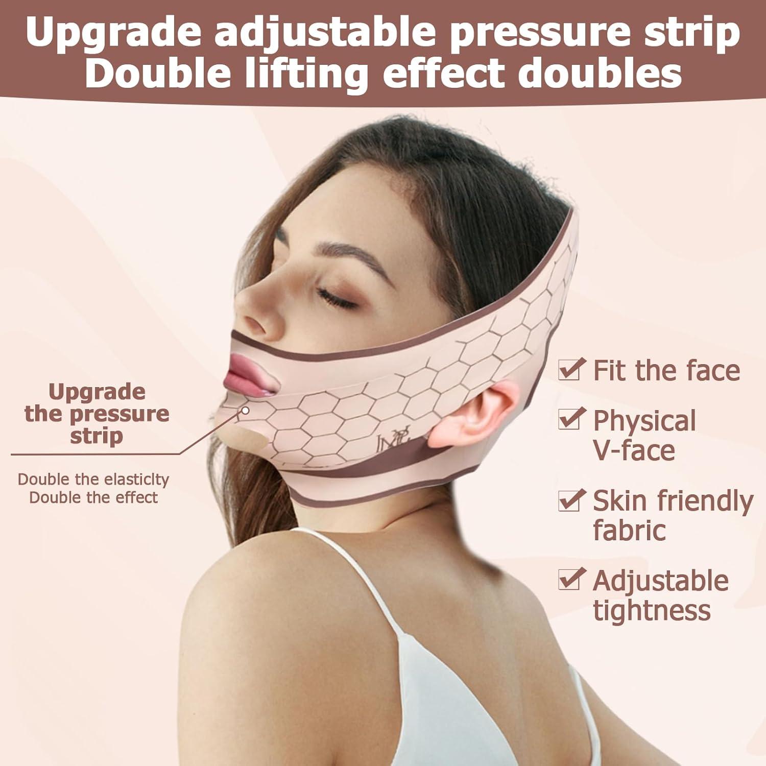 Mascarilla Reutilizable ROBOHOOK para Levantar la Papada y Mandíbula