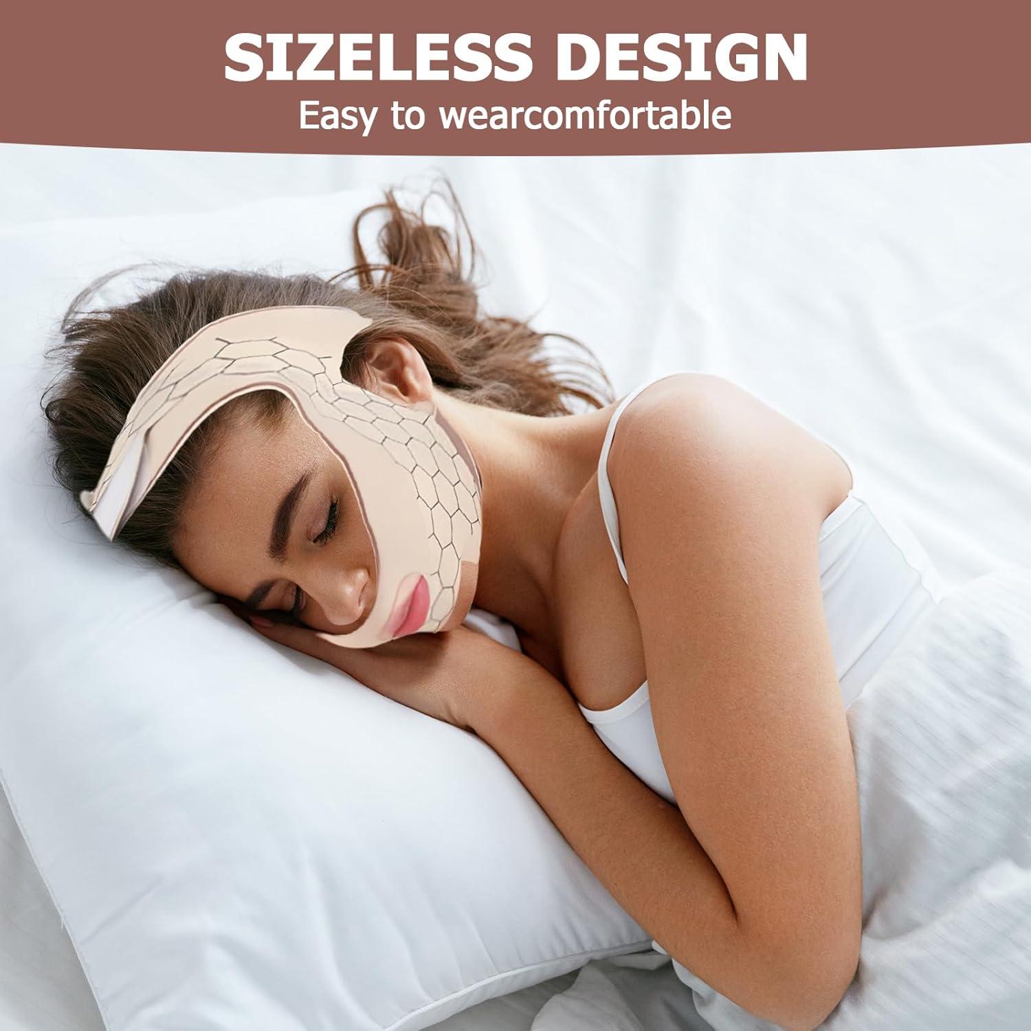 Mascarilla Reutilizable ROBOHOOK para Levantar la Papada y Mandíbula