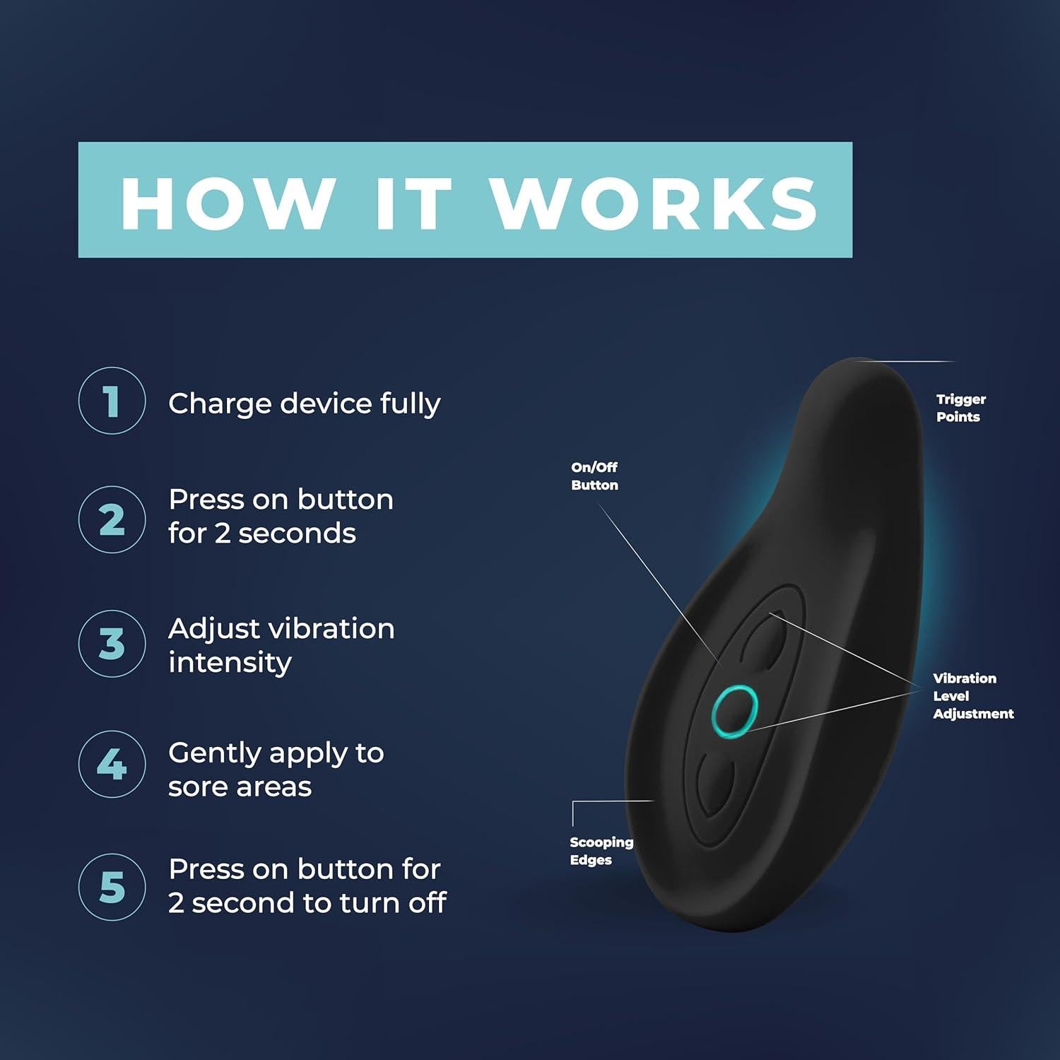Masajeador TMJ Fresh Knight - Alivio Ergonómico y Compacto