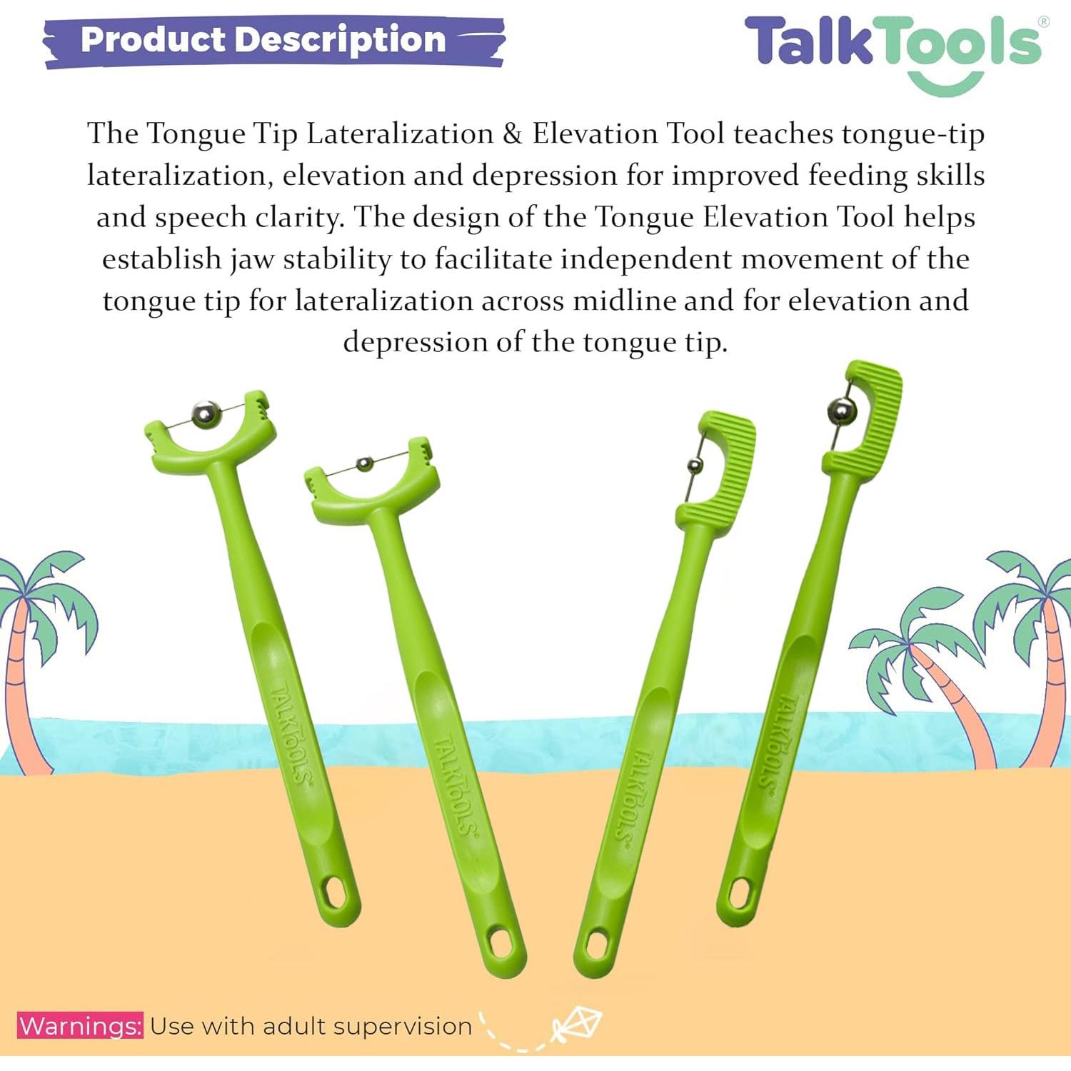 Conjunto de Herramientas Terapéuticas para Habla y Alimentación - 4 Piezas