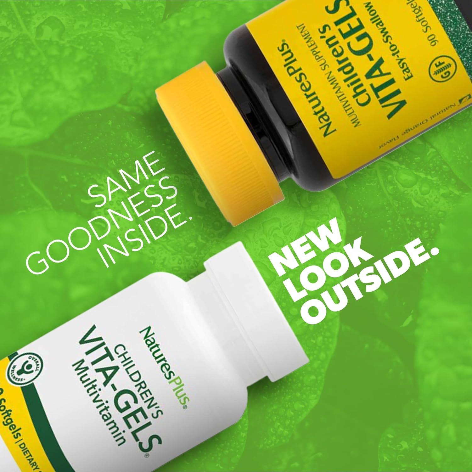 Vita-Gels Niños NaturesPlus 90 Gelatinas Sabor Naranja