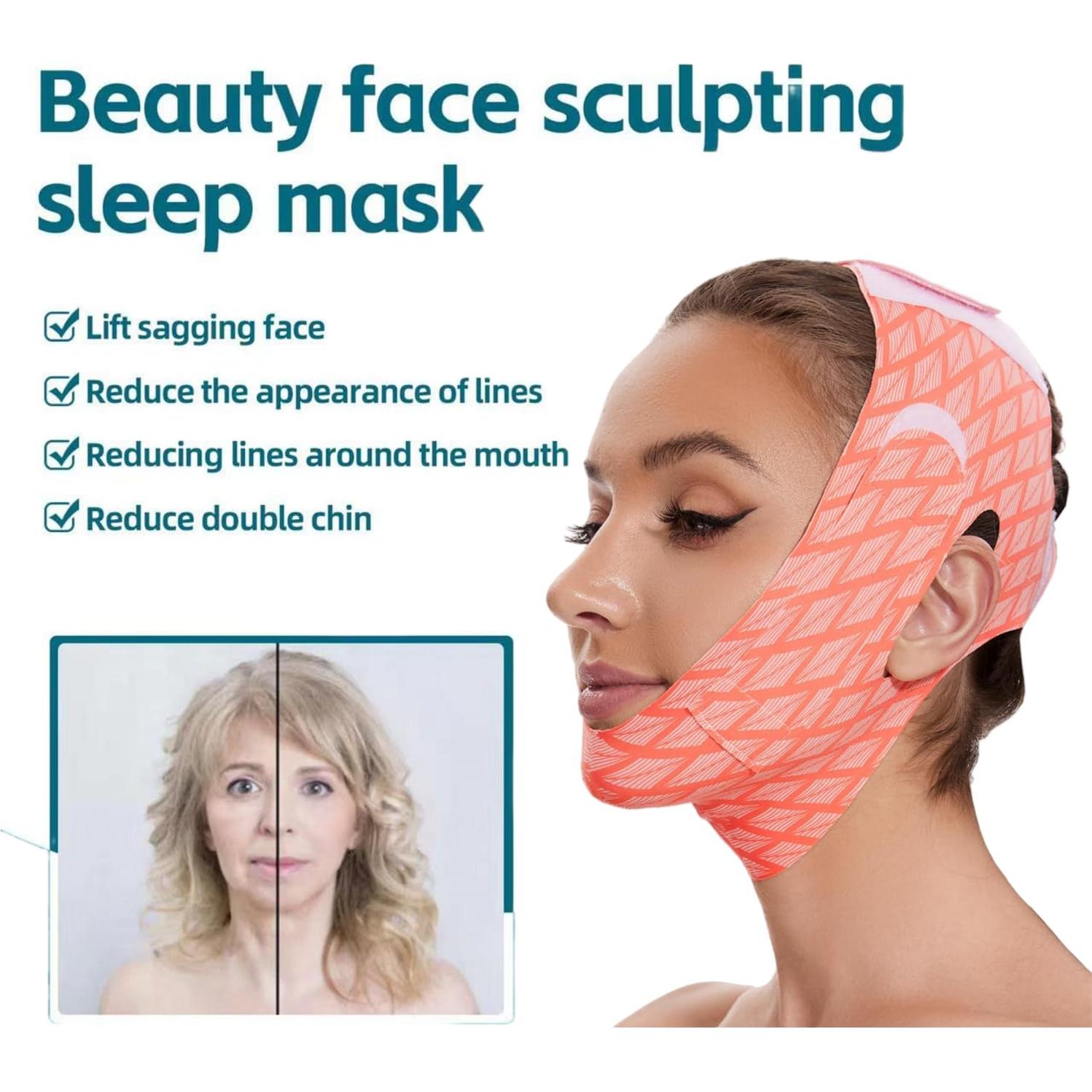 Máscara V Line Belleza Much Hotter - Reductor de Papada