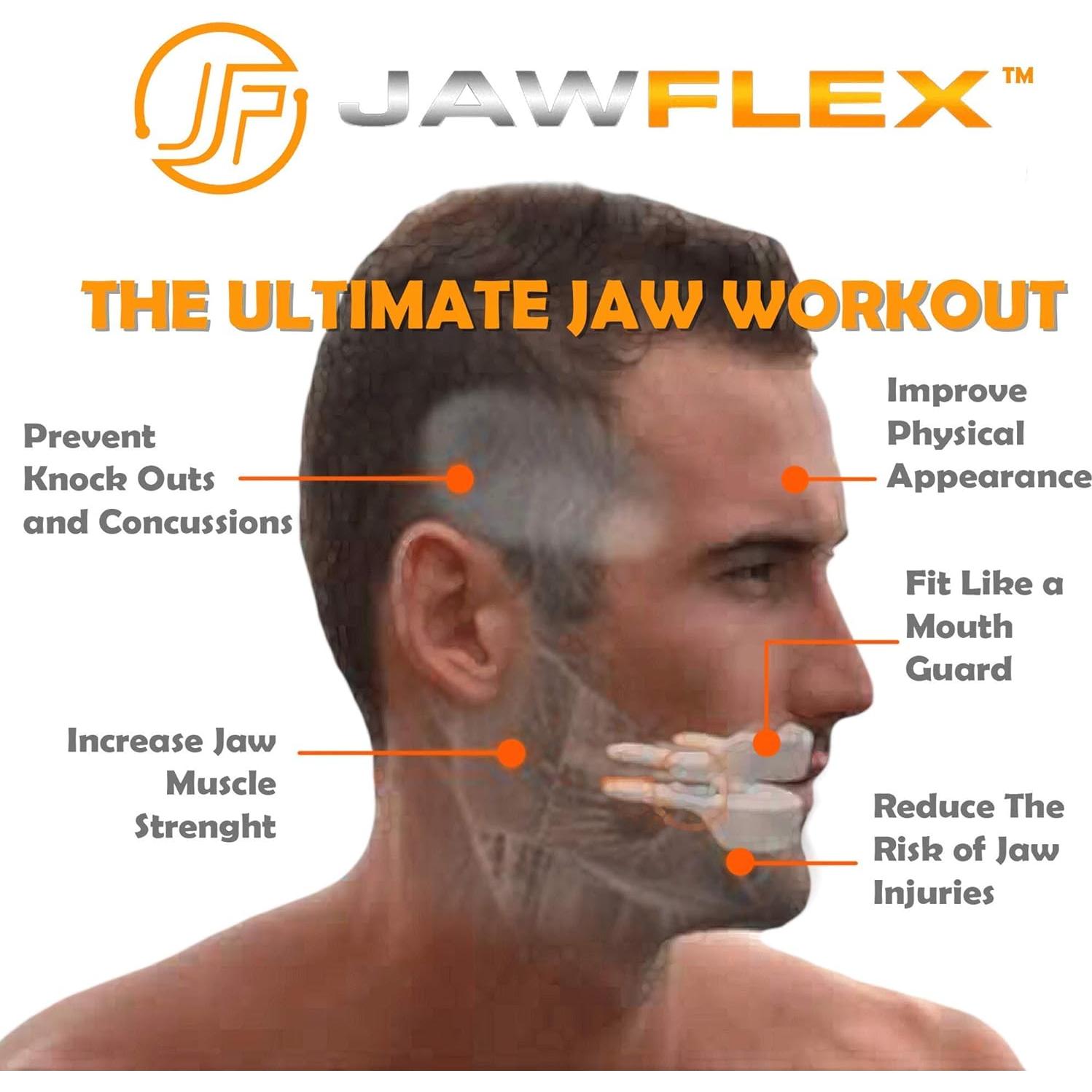 Ejercitador de Mandíbula JawFlex para Tonificar Facial - Azul