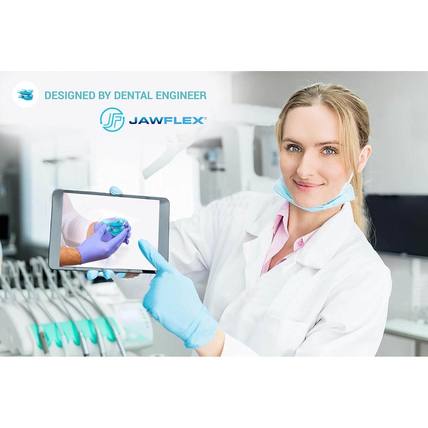 Ejercitador de Mandíbula JawFlex para Tonificar Facial - Azul