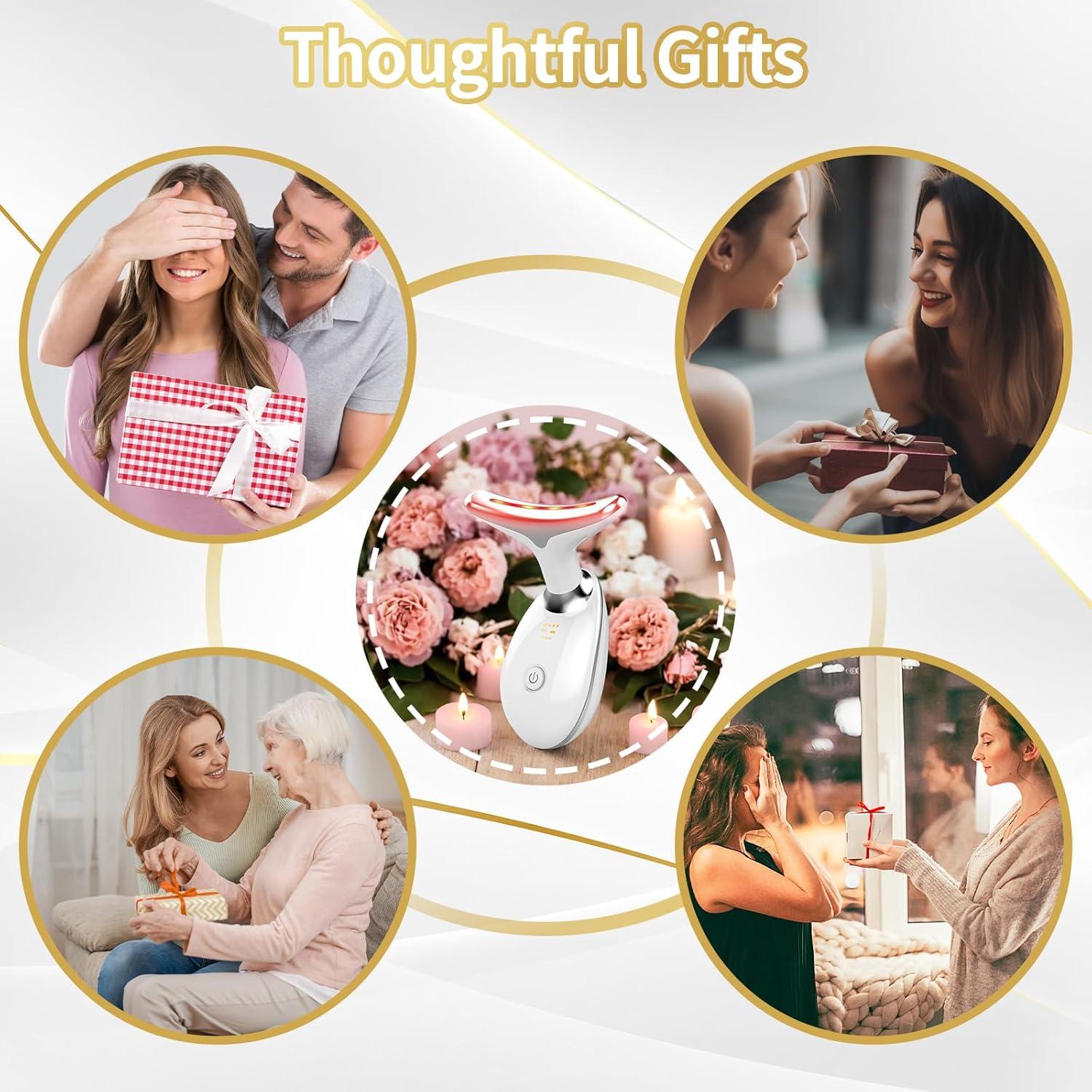 Masajeador Facial LED 7 Colores Li-Tek para Piel Radiante