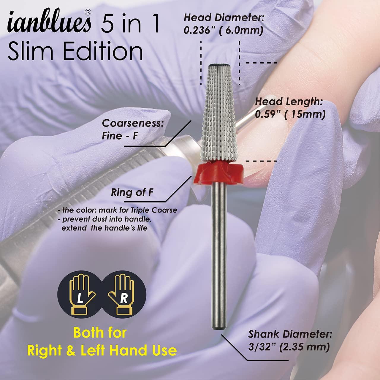 Taladro de Uñas Profesional Rongchen 5 en 1 Fino -F