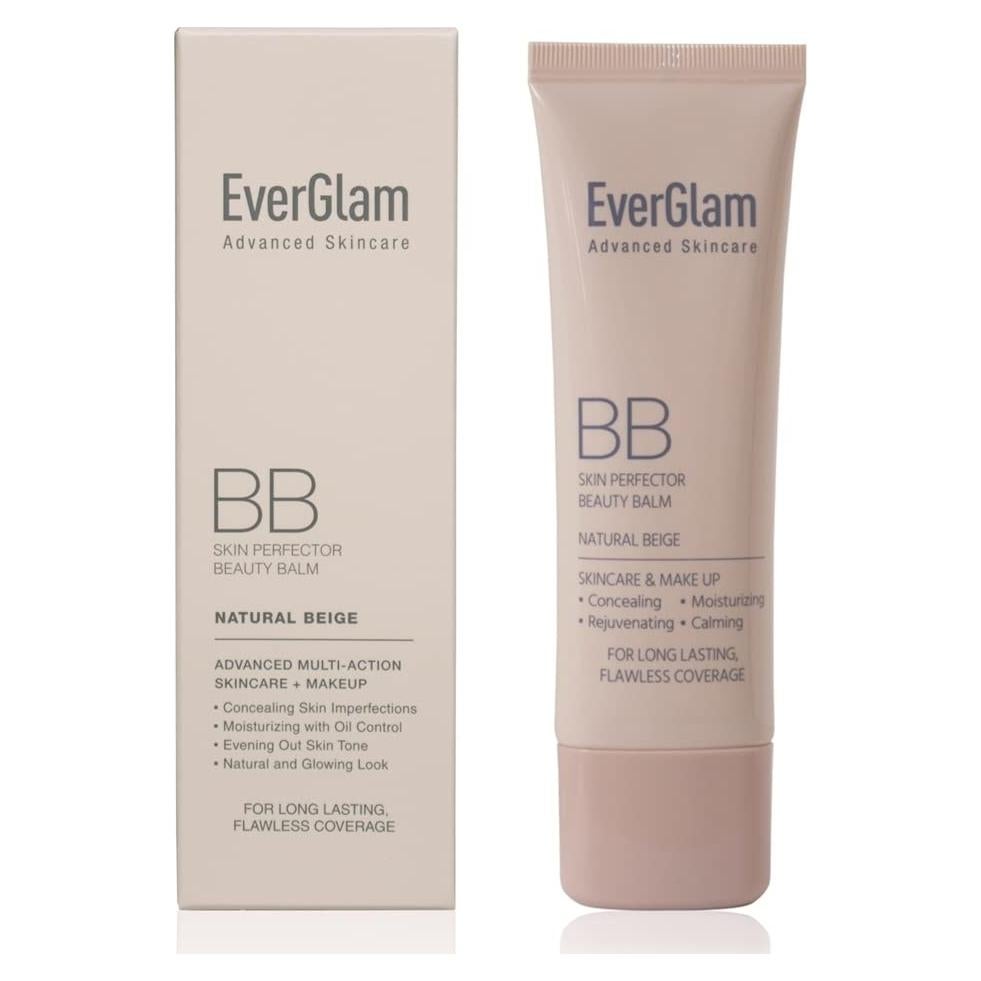 Crema BB Coreana Glamcos Ligera Media 68g - Hidratante y Controladora de Aceite