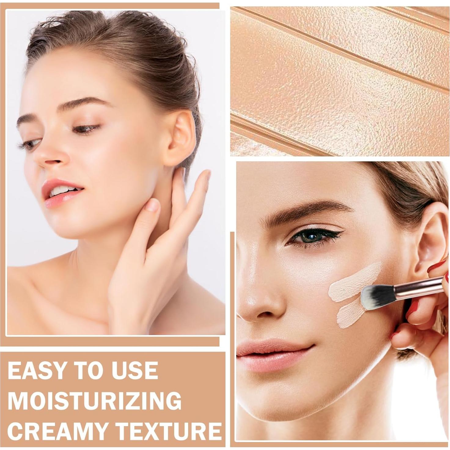 Corrector de Ojeras QIUFSSE Set B-03 Neutro + 04 Claro