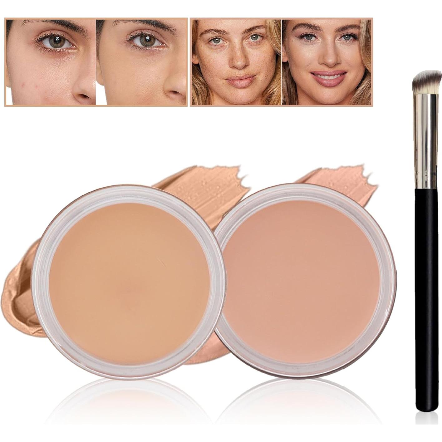 Corrector de Ojeras QIUFSSE Set B-03 Neutro + 04 Claro