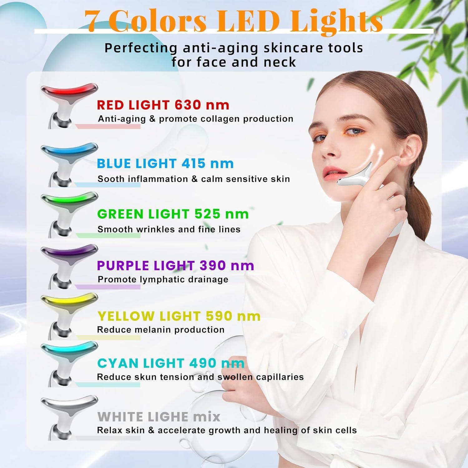 Masajeador Facial Bestechy BXP01 7 Colores Portátil