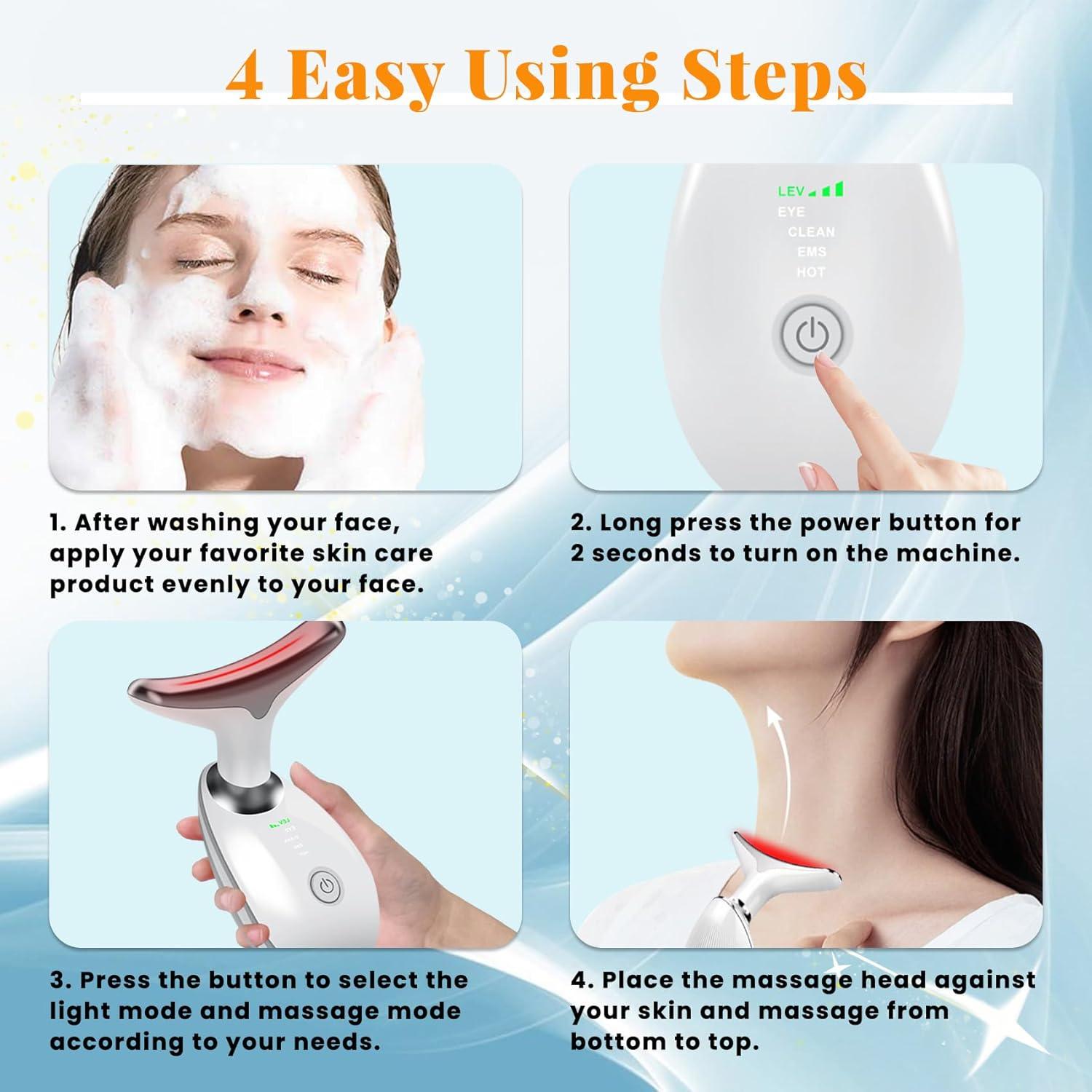 Masajeador Facial Bestechy BXP01 7 Colores Portátil