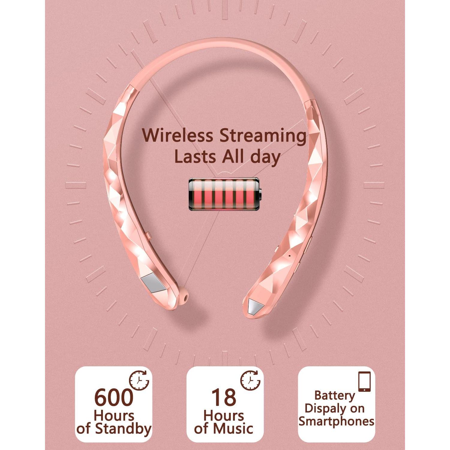 Auriculares Bluetooth Finpola BBH919 Retráctiles IPX5 16H