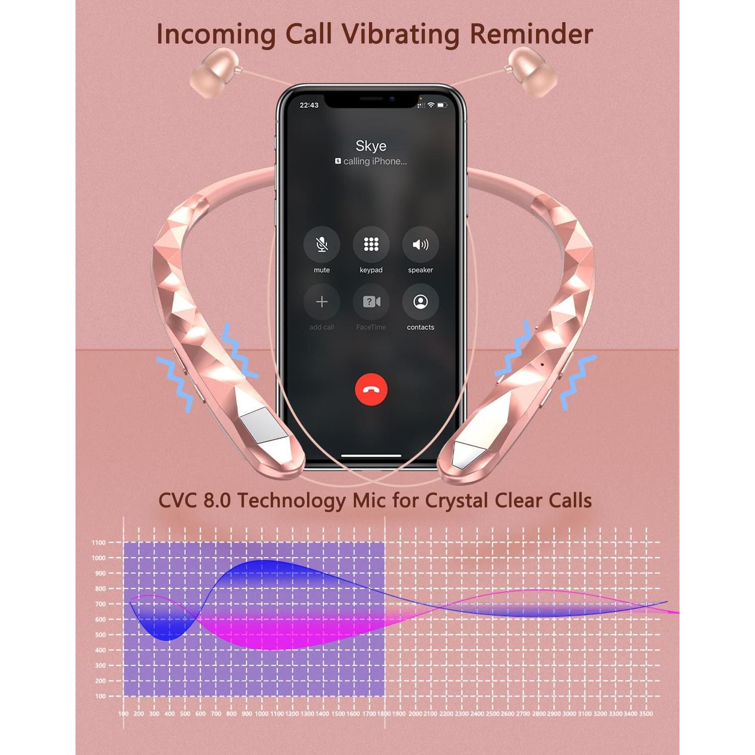 Auriculares Bluetooth Finpola BBH919 Retráctiles IPX5 16H