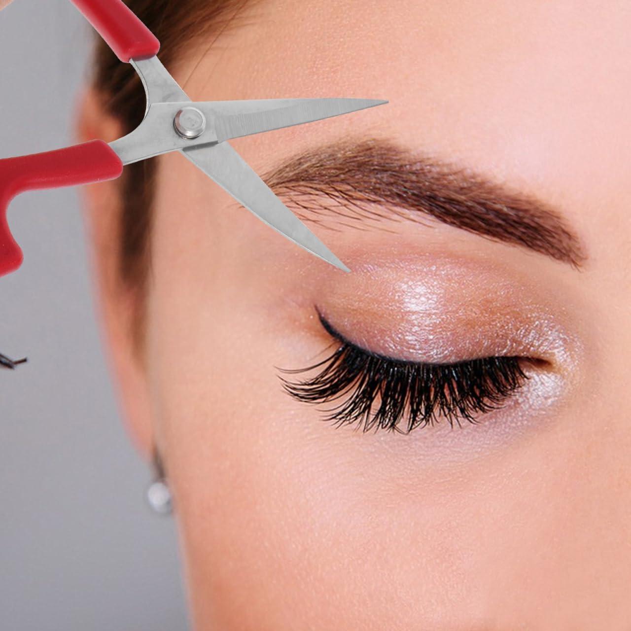 Tijeras de Acero Inoxidable Lurrose para Cejas y Barba 13cm