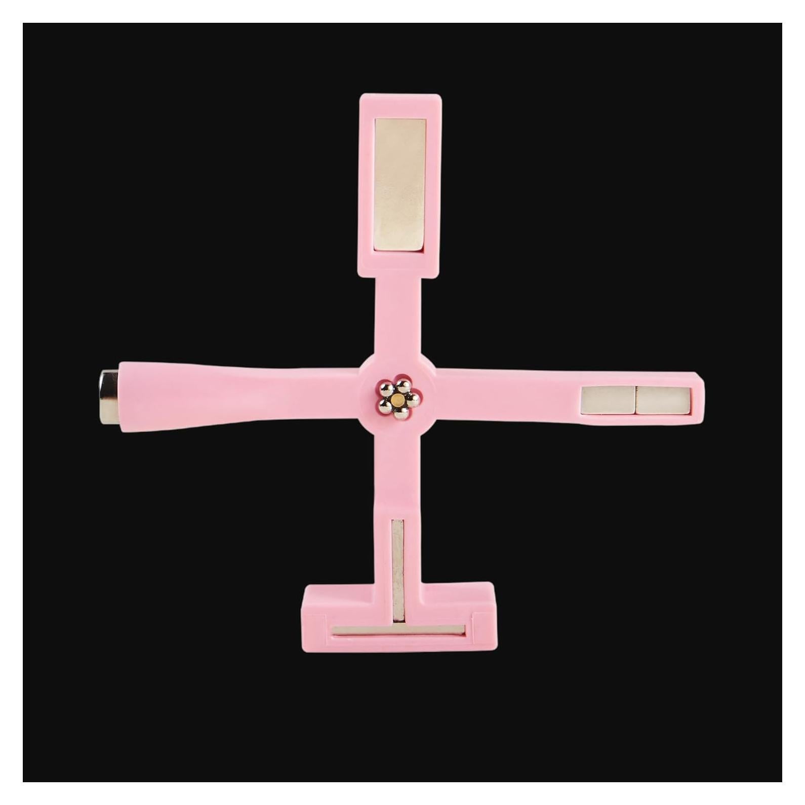 Herramienta Magnética NOVAL 5 en 1 para Uñas Rosa