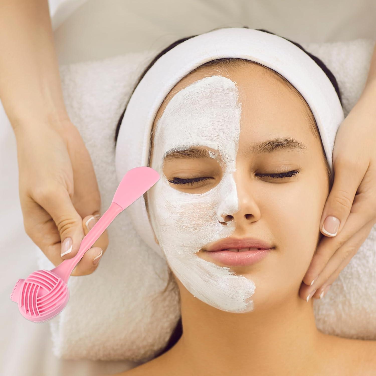 Cepillo Facial Silicona VOCOSTE Rosa Exfoliante 16x4 cm