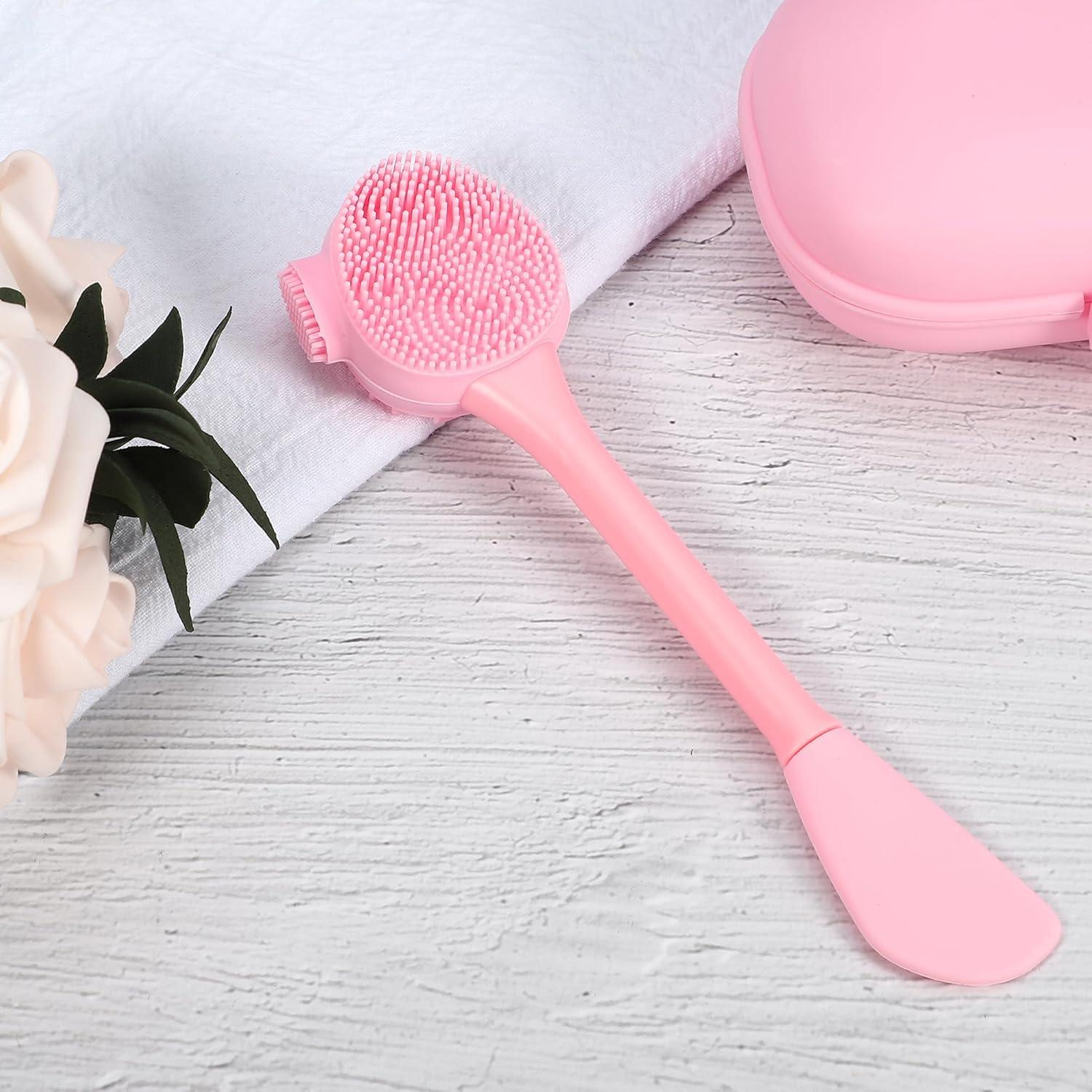 Cepillo Facial Silicona VOCOSTE Rosa Exfoliante 16x4 cm