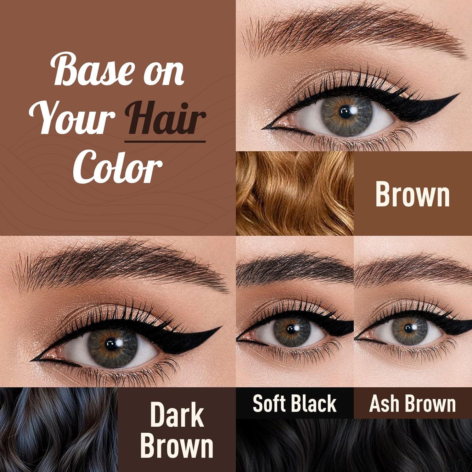 Lápiz de Cejas UCANBE Marrón Ceniza Impermeable 12,7 cm