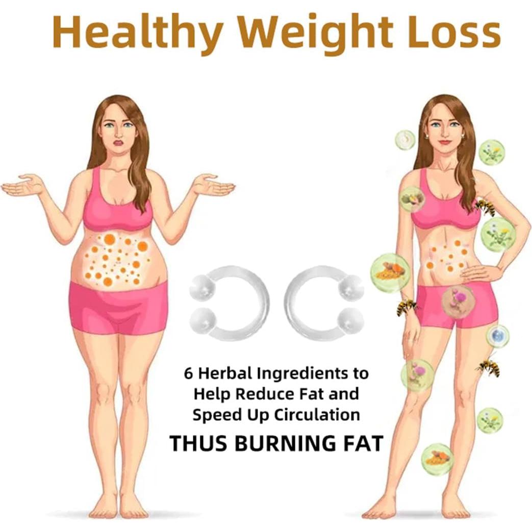 Kit 14 Pcs Anillos Nasales de Veneno de Abeja - Drenaje Linfático