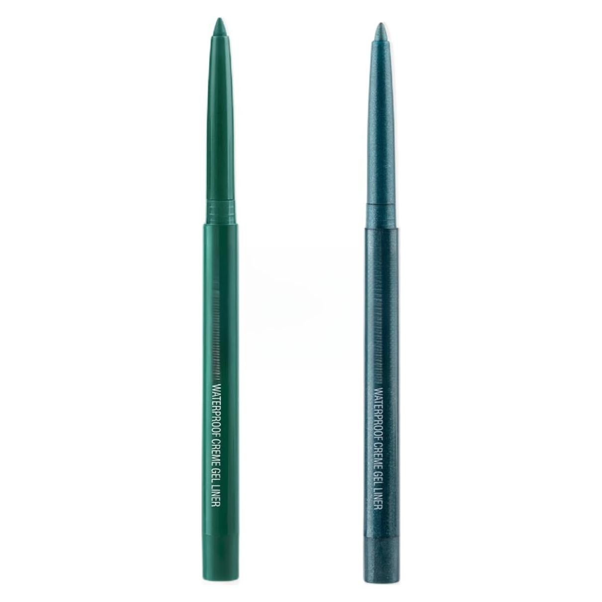 Lápiz de Eyeliner Retráctil ONarisae Verde 2 Pcs A Prueba de Manchas
