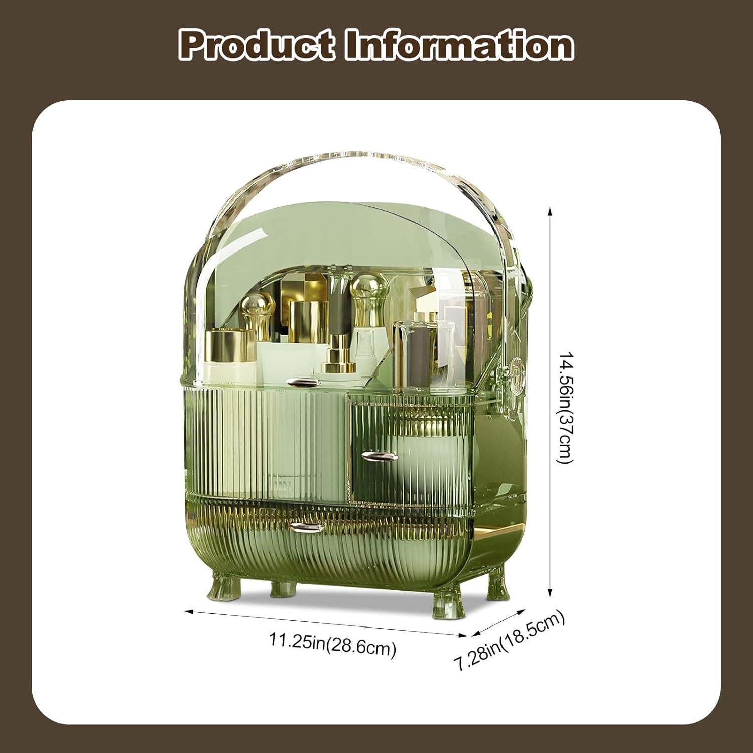 Estuche de Maquillaje Ergocar GL-PK005 Verde 24.99x18.5x36.99cm