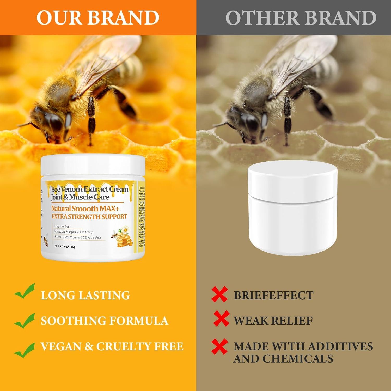 Crema de Veneno de Abeja HIKCOSLLY 59ml Alivio Muscular y Articular