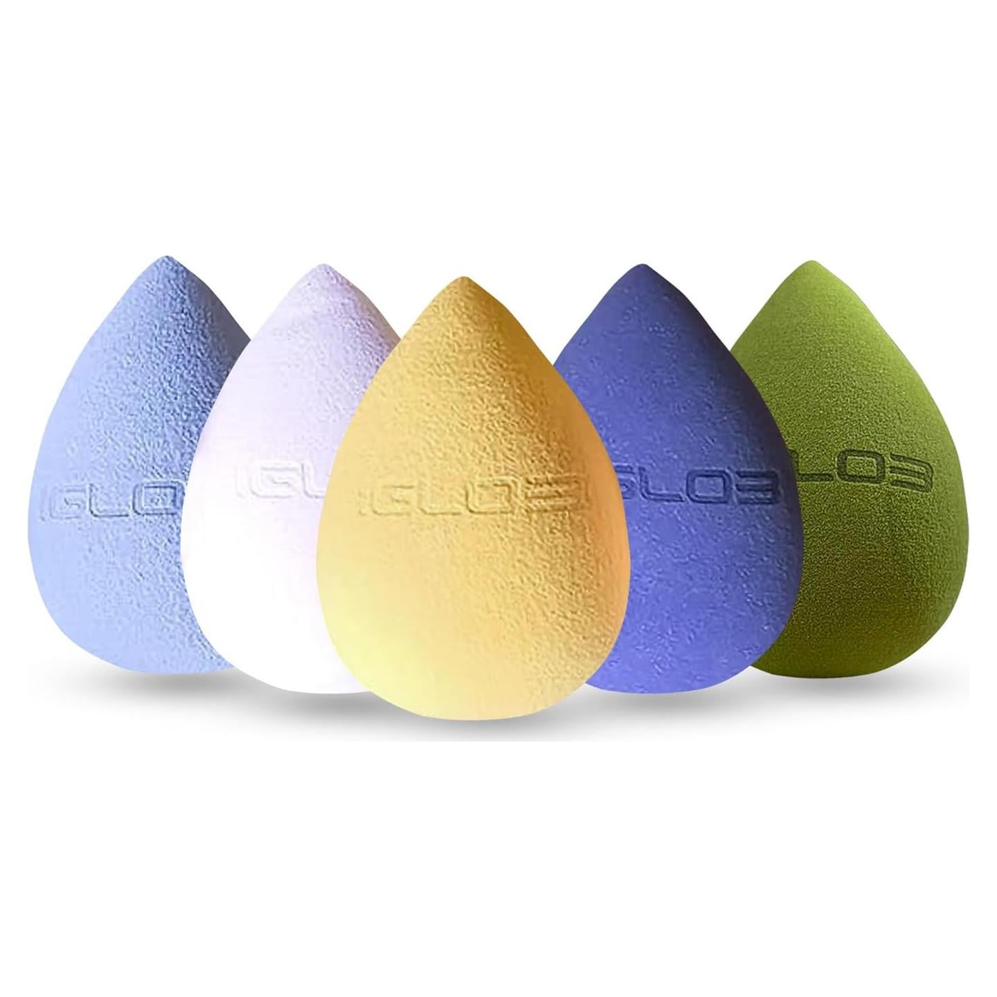 Juego de Esponjas de Maquillaje IGLO3 4 Piezas Verde