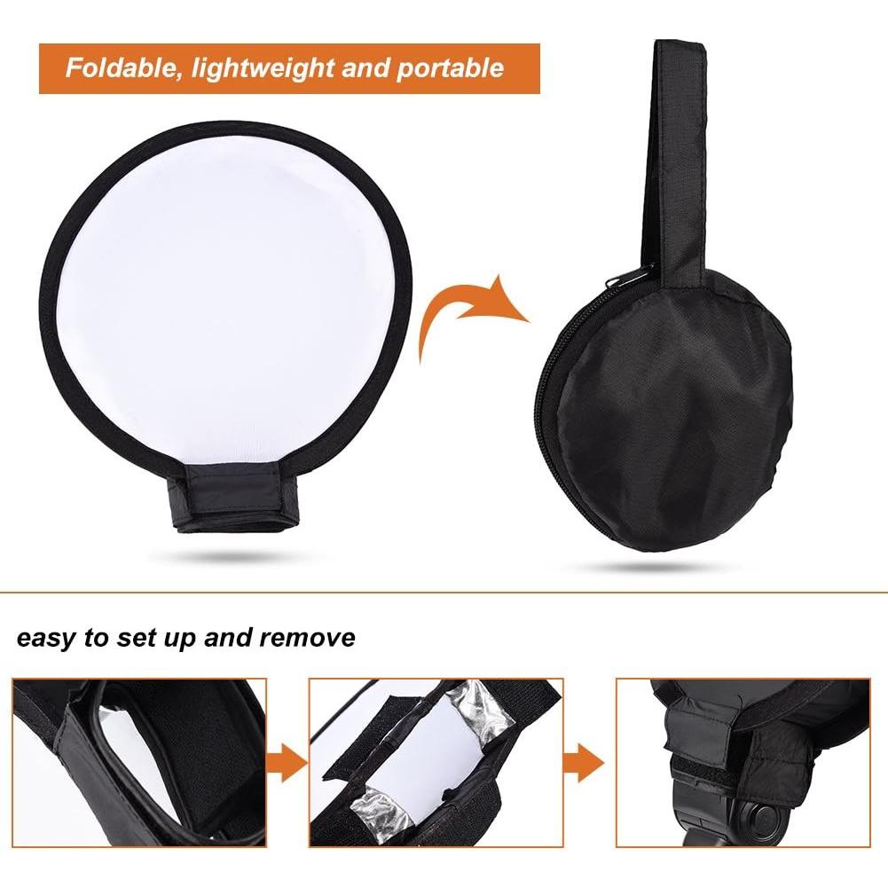 Difusor Softbox Yosoo 30cm para Flash de Cámara Portátil