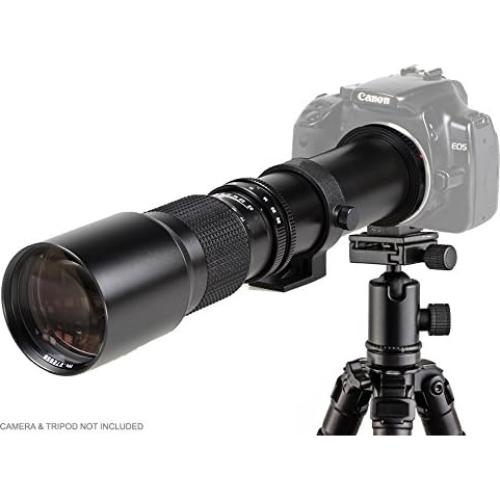 Lente Canon 500mm f/8 Manual para DSLR - Estabilizador No