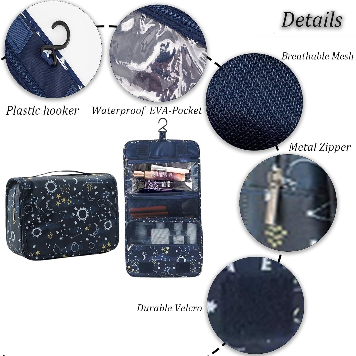 Bolsa de Aseo L&FY Galaxia Portátil 24x20x10 cm