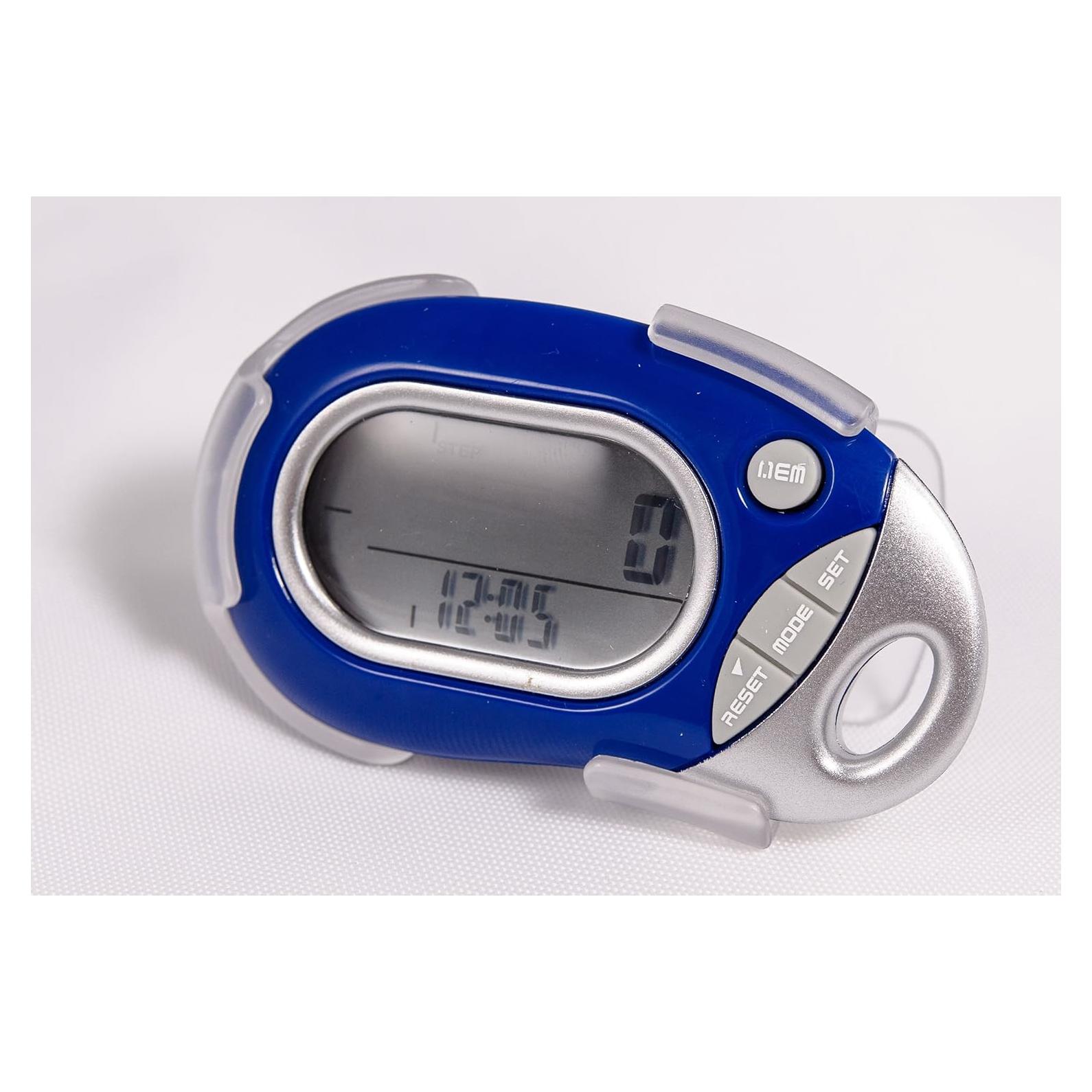 Podómetro Multifuncional HRM PE-771 Azul - Sensor Tri-Axis