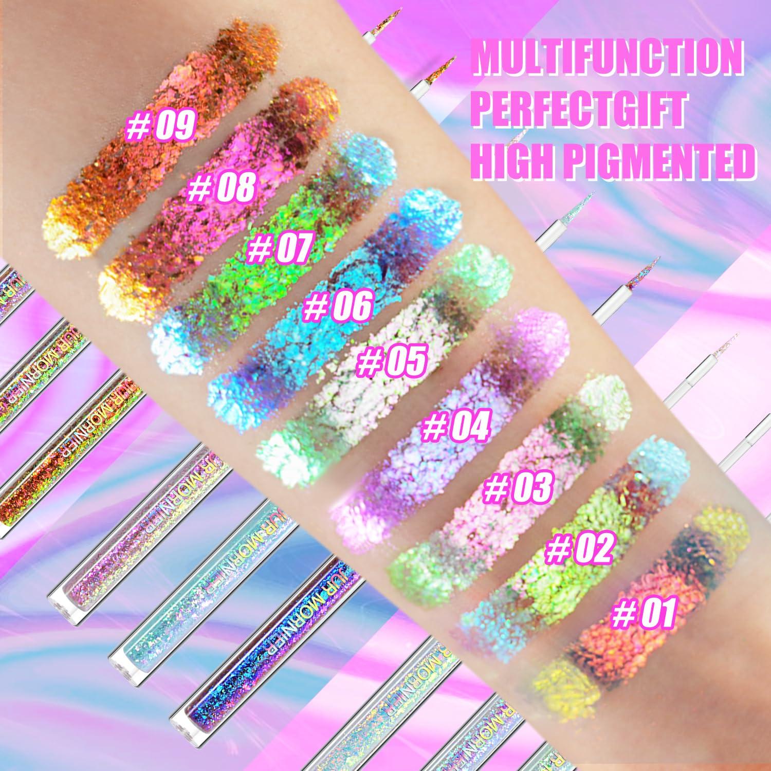 Juego de Delineadores Líquidos Multicromo - 3 Colores