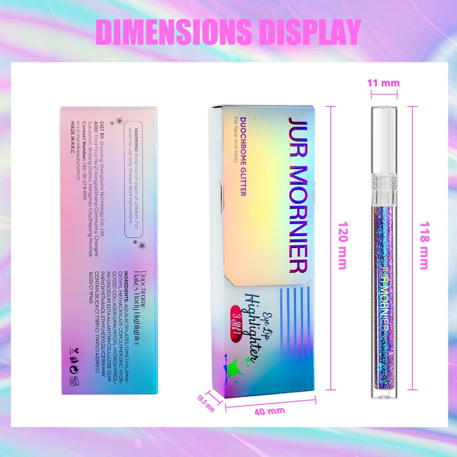 Juego de Delineadores Líquidos Multicromo - 3 Colores