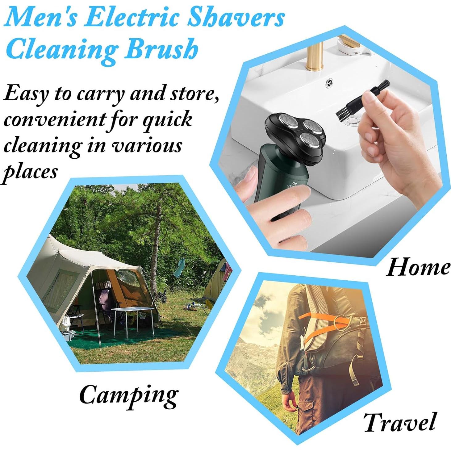 Kit de 24 Cepillos de Limpieza para Afeitadoras INVODA