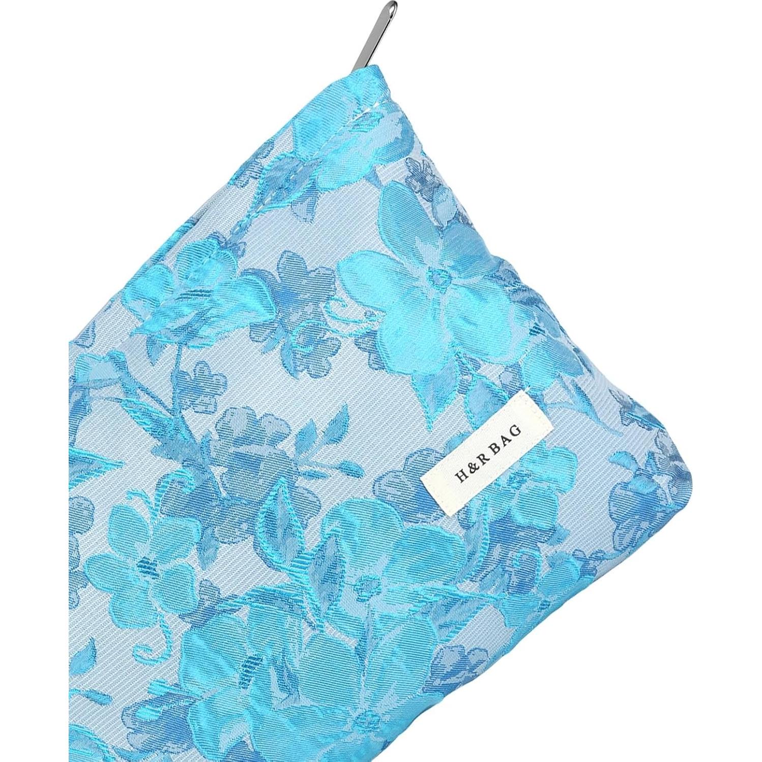 Neceser de Belleza HEY M&Q para Mujeres Flores Azules