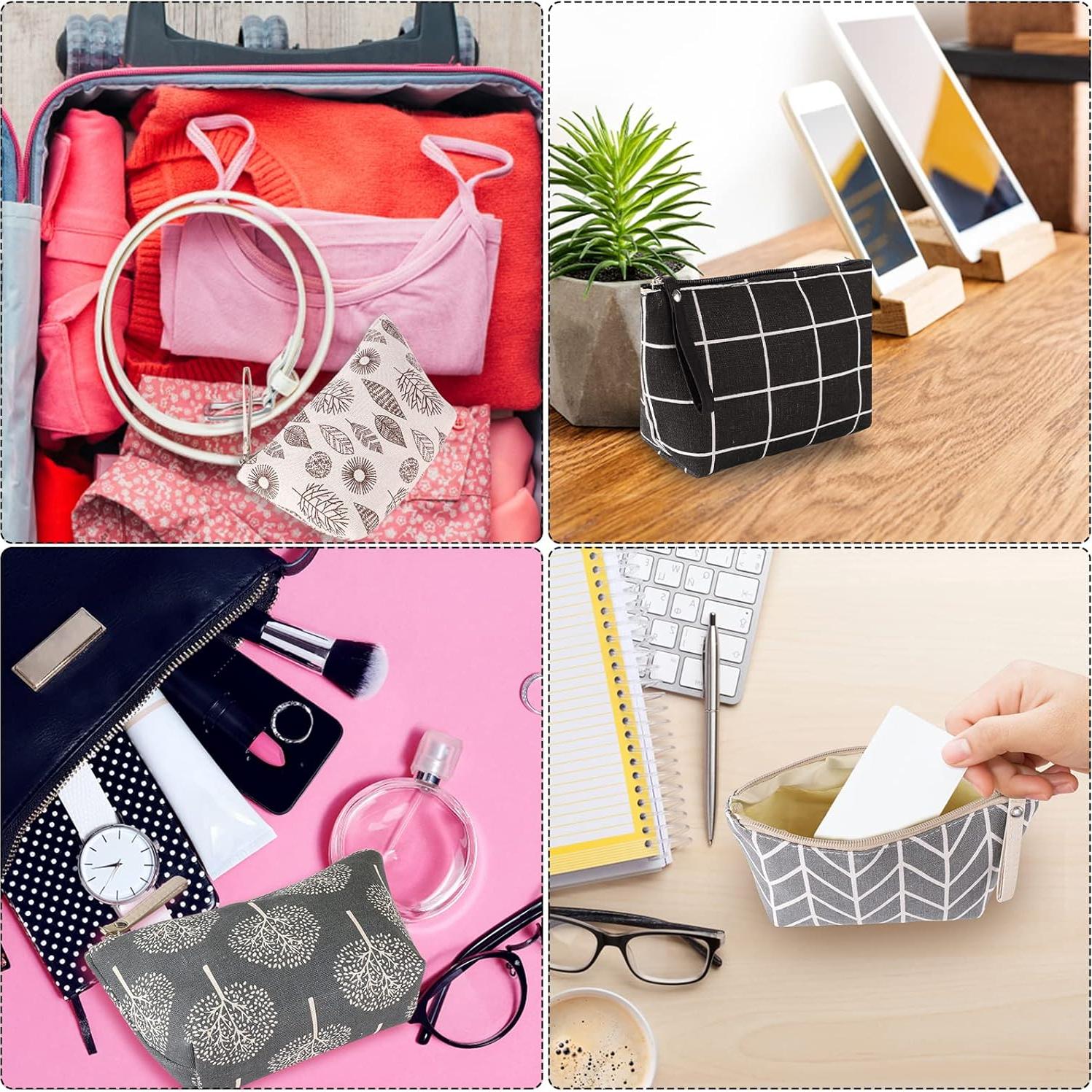 Bolsa Cosmética SUMAJU 4 Pcs Lona Multicolor Viaje