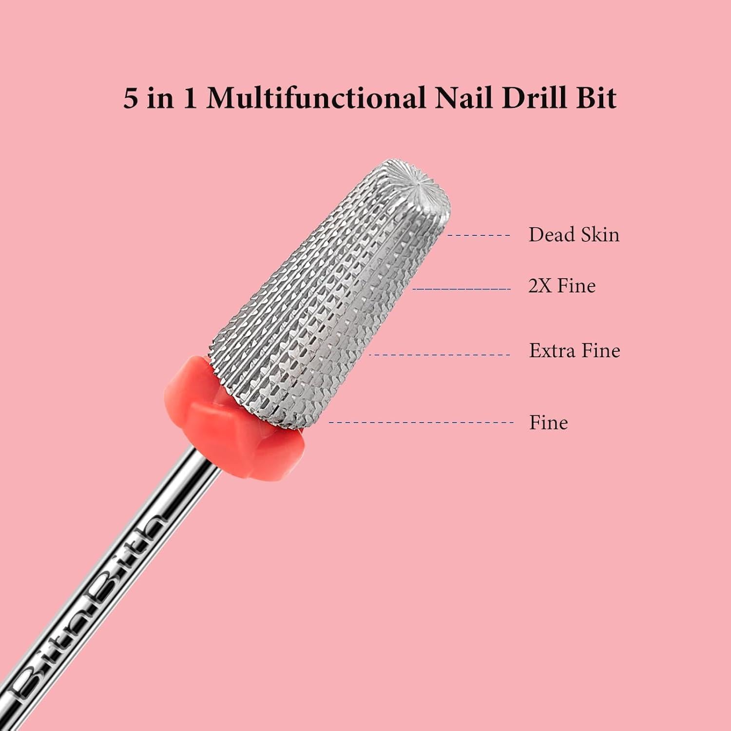 Brocas de Taladro 5 en 1 BitnBith 2,38 cm Carburo Profesional