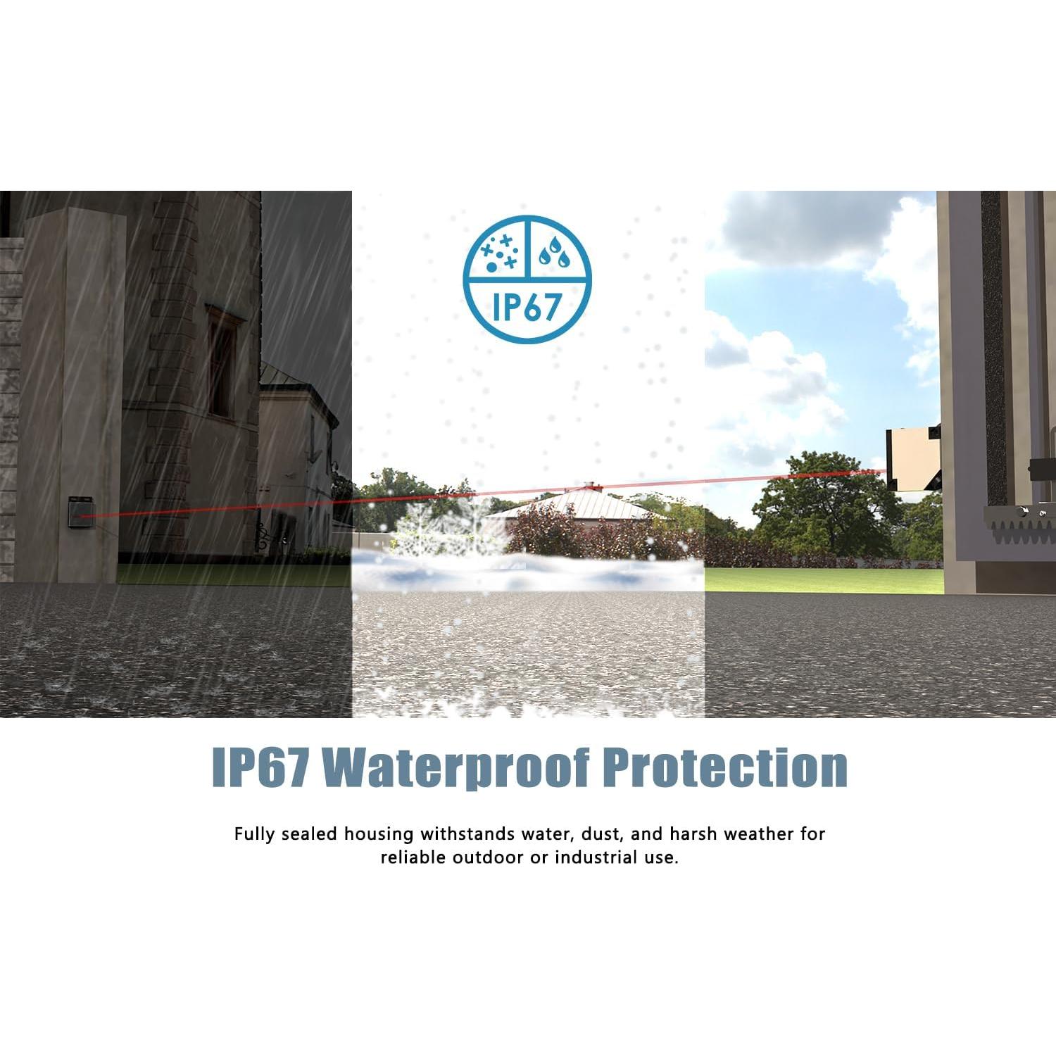 Sensor Fotoeléctrico Blütezeit ME-R4M1 4m Retro Reflector