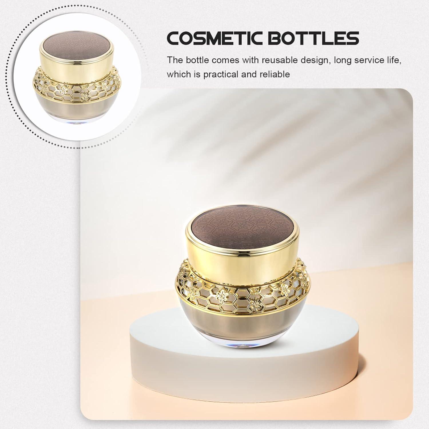 Botella de crema FRCOLOR 30g Dorada Recargable Mini